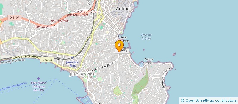 localisation de l'entreprise BSQ à ANTIBES