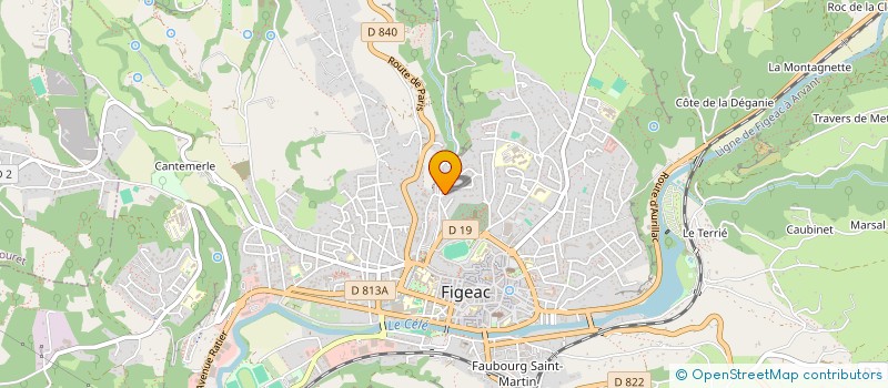 localisation de l'entreprise BSQ CONSULTING  CARDAILLAC