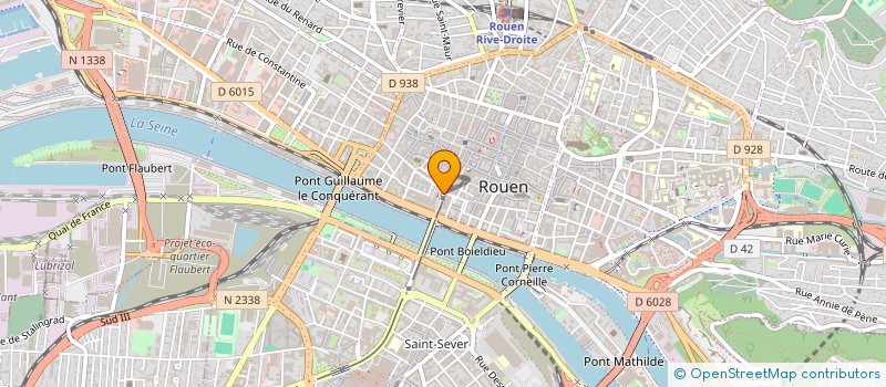 localisation de l'entreprise BSR à ROUEN