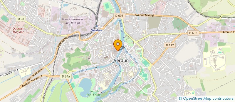 localisation de l'entreprise BSR à VERDUN