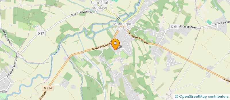 localisation de l'entreprise BSR AUSTRAL  MONTAIGUT-SUR-SAVE