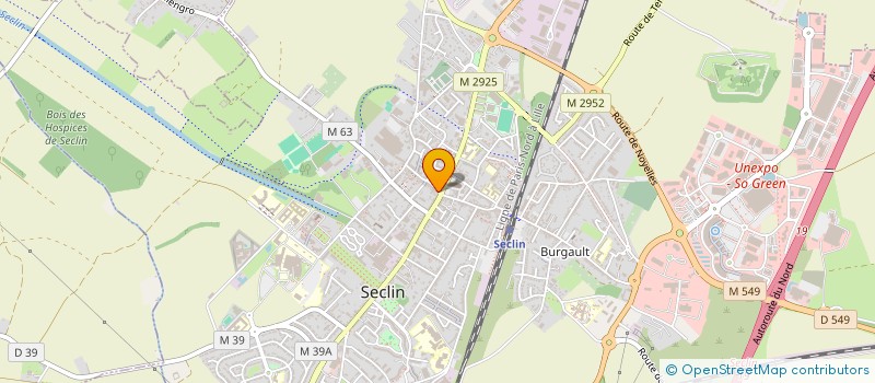 localisation de l'entreprise BSR BATIMENT SERVICE RENOVATION  SECLIN