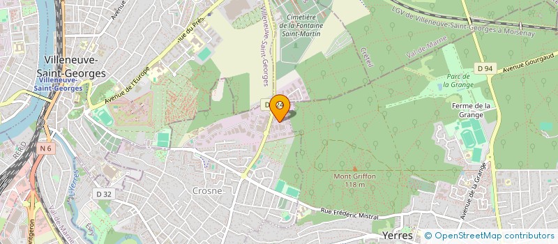localisation de l'entreprise BSR DEVELOPPEMENT à CROSNE