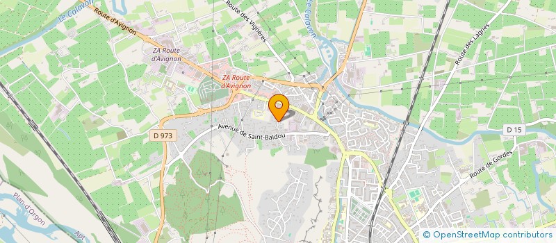 localisation de l'entreprise BSR GROUPEMENT  CAVAILLON