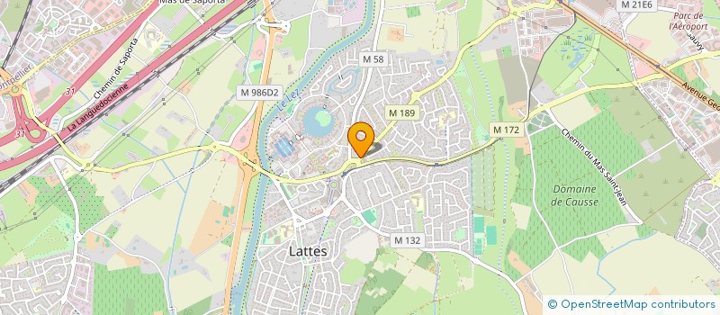 localisation de l'entreprise BSR.LAB.DENTAIRE à LATTES