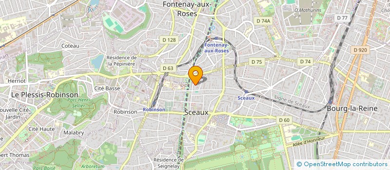 localisation de l'entreprise BSR PRO à SCEAUX
