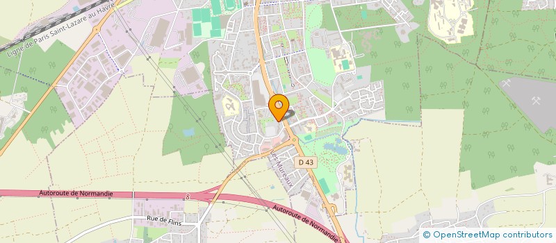 localisation de l'entreprise BSR SERVICES à LES MUREAUX