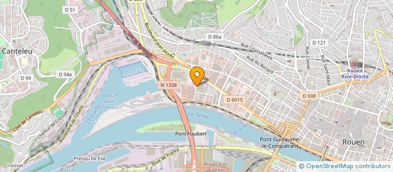 localisation de l'entreprise BSROUEN à ROUEN