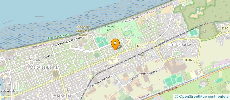 localisation de l'entreprise BSRV à DUNKERQUE