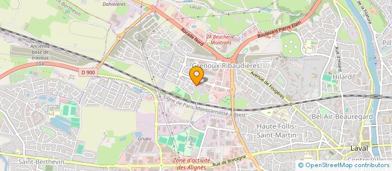 localisation de l'entreprise BSS à LAVAL