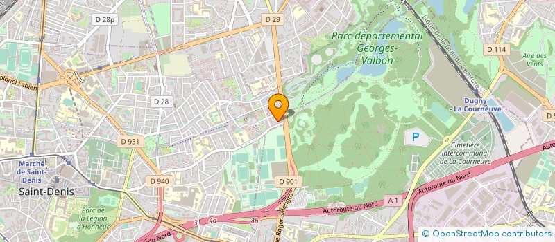 localisation de l'entreprise BSS  SAINT-DENIS