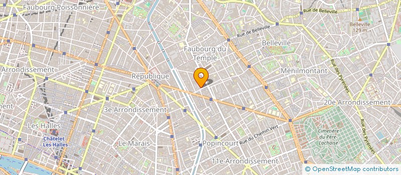localisation de l'entreprise BSS ENERGO à PARIS