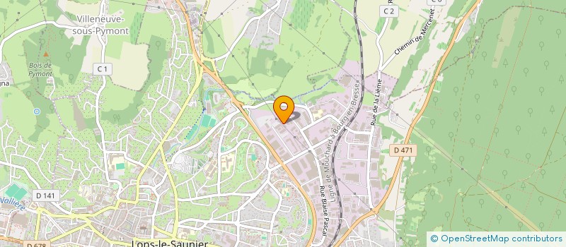 localisation de l'entreprise BSS MOTO à LONS-LE-SAUNIER