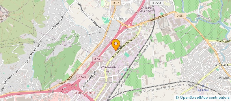 localisation de l'entreprise BSS RENOV à LA FARLEDE