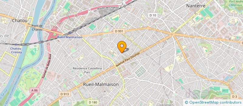 localisation de l'entreprise BSS TAXIS à RUEIL-MALMAISON