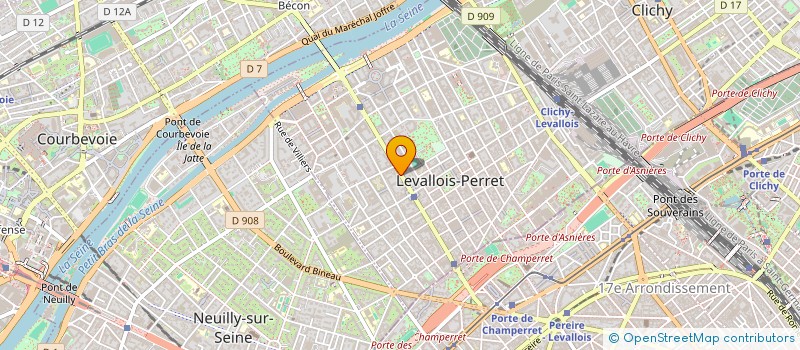 localisation de l'entreprise BSS TECHNOLOGIES à LEVALLOIS-PERRET