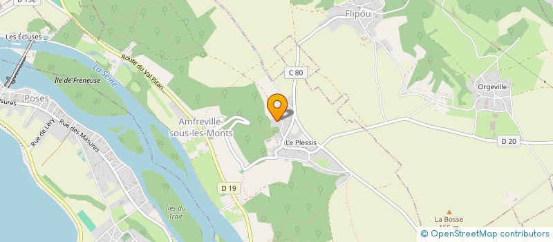 localisation de l'entreprise BSSB DIAG  AMFREVILLE-SOUS-LES-MONTS