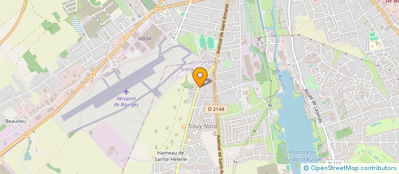 localisation de l'entreprise BST 18  TROUY