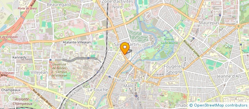 localisation de l'entreprise BST à RENNES