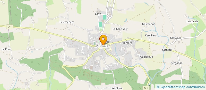 localisation de l'entreprise BST à PLUMELEC