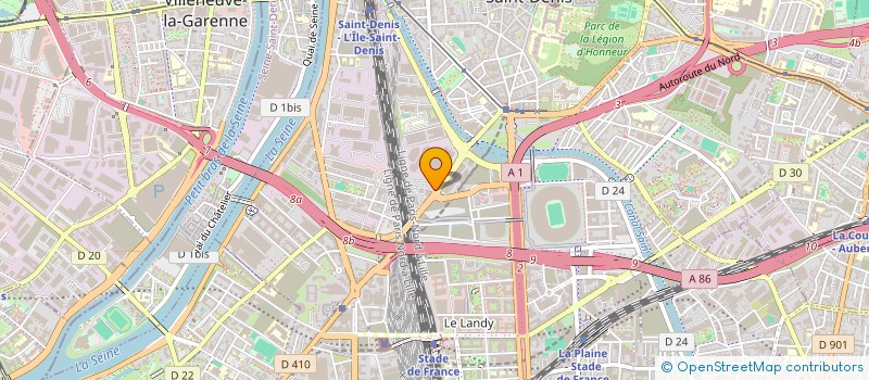 localisation de l'entreprise BST  SAINT-DENIS