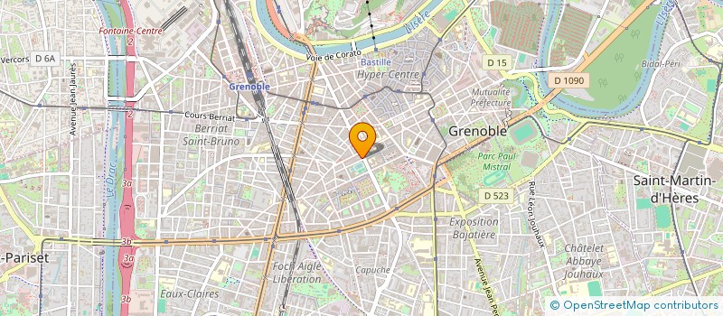 localisation de l'entreprise BST  GRENOBLE