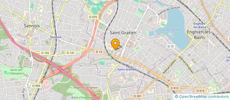 localisation de l'entreprise BST  SAINT-GRATIEN