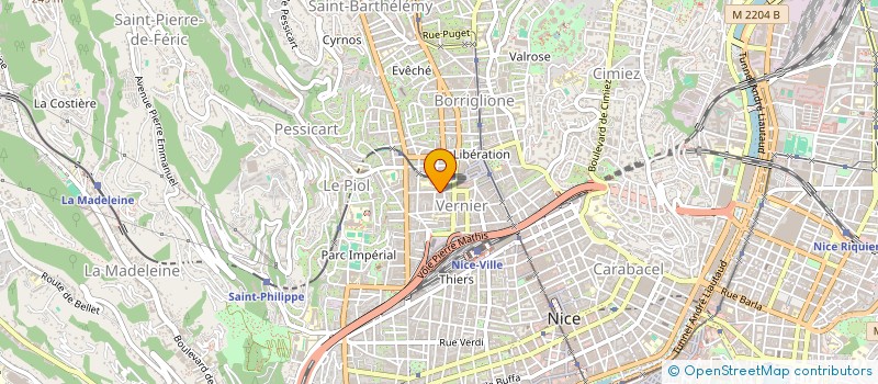 localisation de l'entreprise BST à NICE