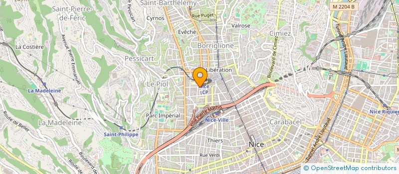 localisation de l'entreprise BST à NICE