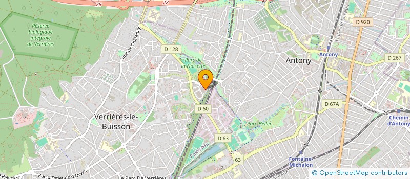 localisation de l'entreprise BST ELTROMAT FRANCE à VERRIERES-LE-BUISSON