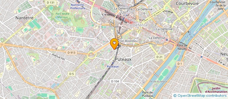 localisation de l'entreprise BST IMMOBILIER  PUTEAUX