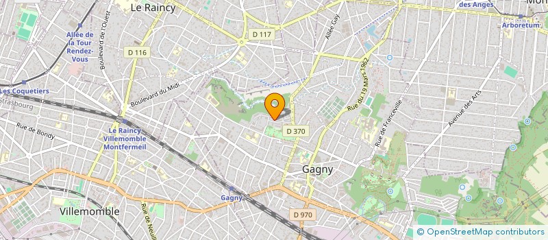 localisation de l'entreprise BST ORGANISATION à GAGNY