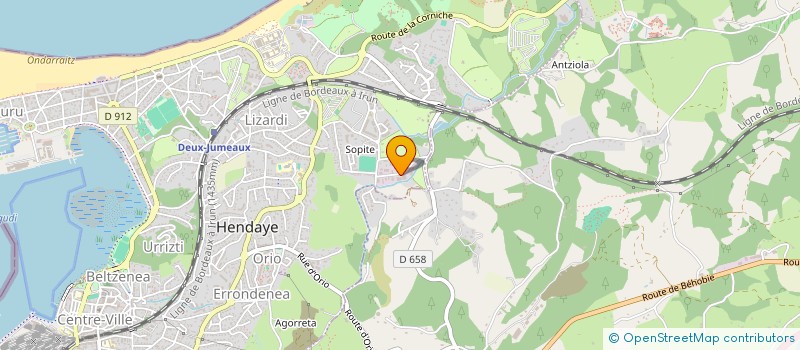 localisation de l'entreprise BST UNIDEM HENDAYE DEMENAGEMENT  HENDAYE