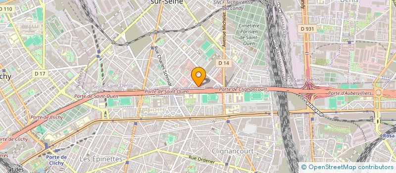 localisation de l'entreprise BSTAR à SAINT-OUEN-SUR-SEINE