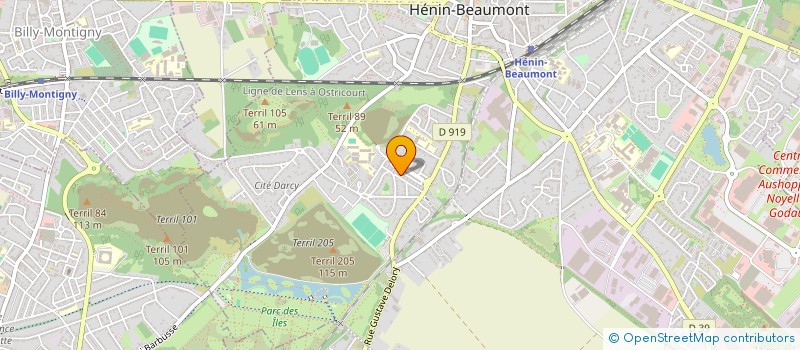 localisation de l'entreprise BSTE-EEB à HENIN-BEAUMONT