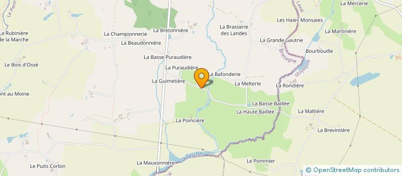 localisation de l'entreprise BSTE IMMO  VITRE