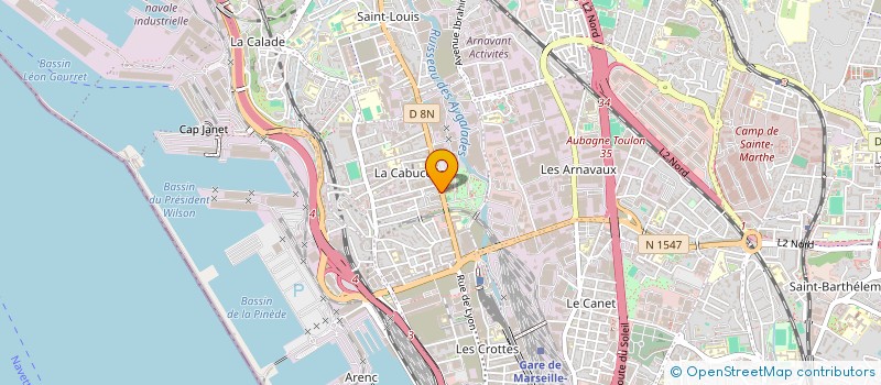 localisation de l'entreprise BSTM à MARSEILLE