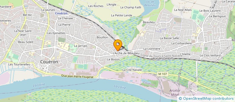 localisation de l'entreprise BSTP à COUERON