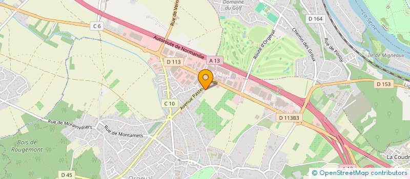 localisation de l'entreprise BSTP HOLDING à ORGEVAL