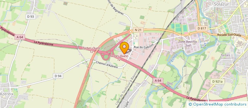 localisation de l'entreprise BSTP TRANSPORTS à IBOS