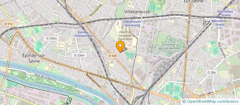 localisation de l'entreprise BSTRANSPORT à VILLETANEUSE
