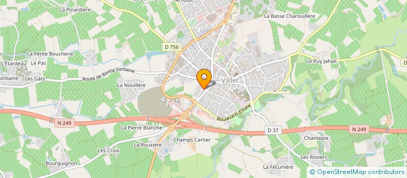 localisation de l'entreprise BSV à MOUZILLON
