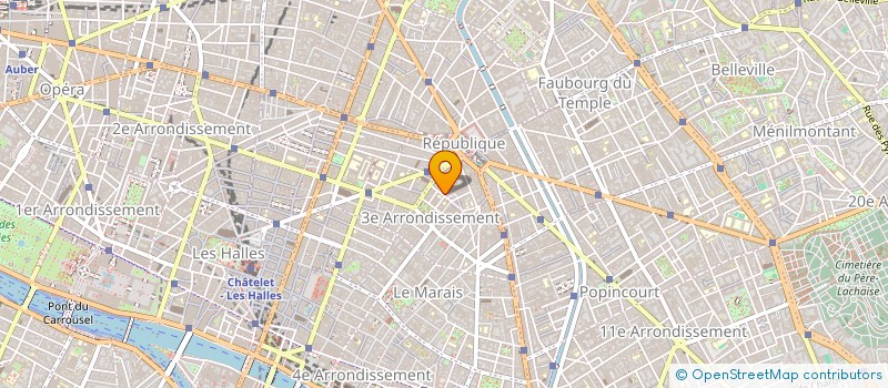 localisation de l'entreprise BSV  PARIS