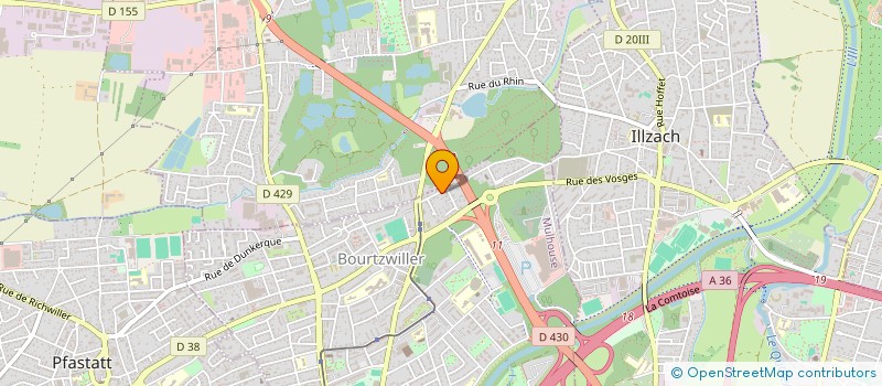 localisation de l'entreprise BSV à MULHOUSE