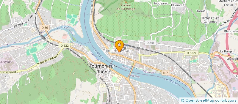 localisation de l'entreprise BSV ASSOCIEES  TAIN-L'HERMITAGE