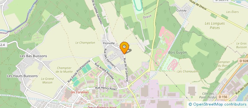 localisation de l'entreprise BSV BOIS SERVICE VALORISATION à DREUX