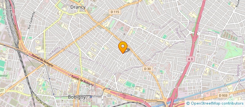 localisation de l'entreprise BSV ELEC à DRANCY