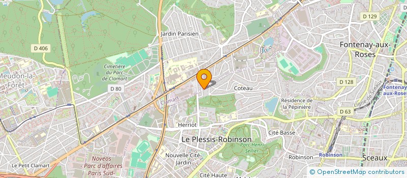 localisation de l'entreprise BSV HOLDING  CLAMART