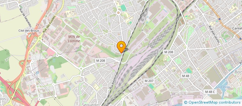 localisation de l'entreprise BSV IMMO à LILLE