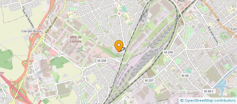 localisation de l'entreprise BSV INVEST à LILLE